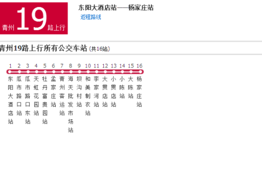 青州公交19路