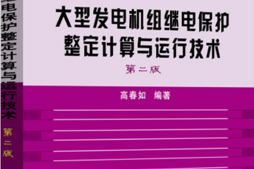 大型發電機組繼電保護整定計算與運行技術（第2版）