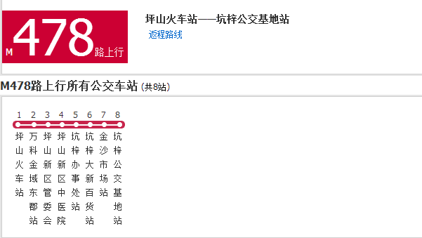 深圳公交M478路