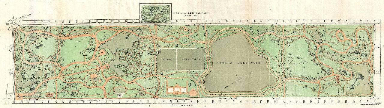 中央公園早期規劃圖