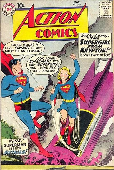 Supergirl在《動作漫畫》第252期正式登場
