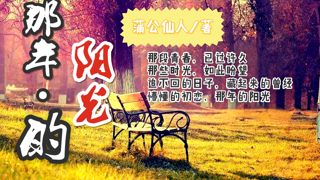 那年的陽光(“蒲公仙人”所著的青春類小說)