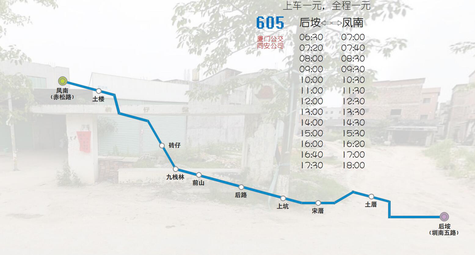 605路線路圖