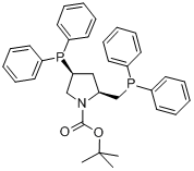 (2S,4S)-4-二苯基膦-2-（二苯基膦甲基）-N-叔丁氧羰基-吡咯烷