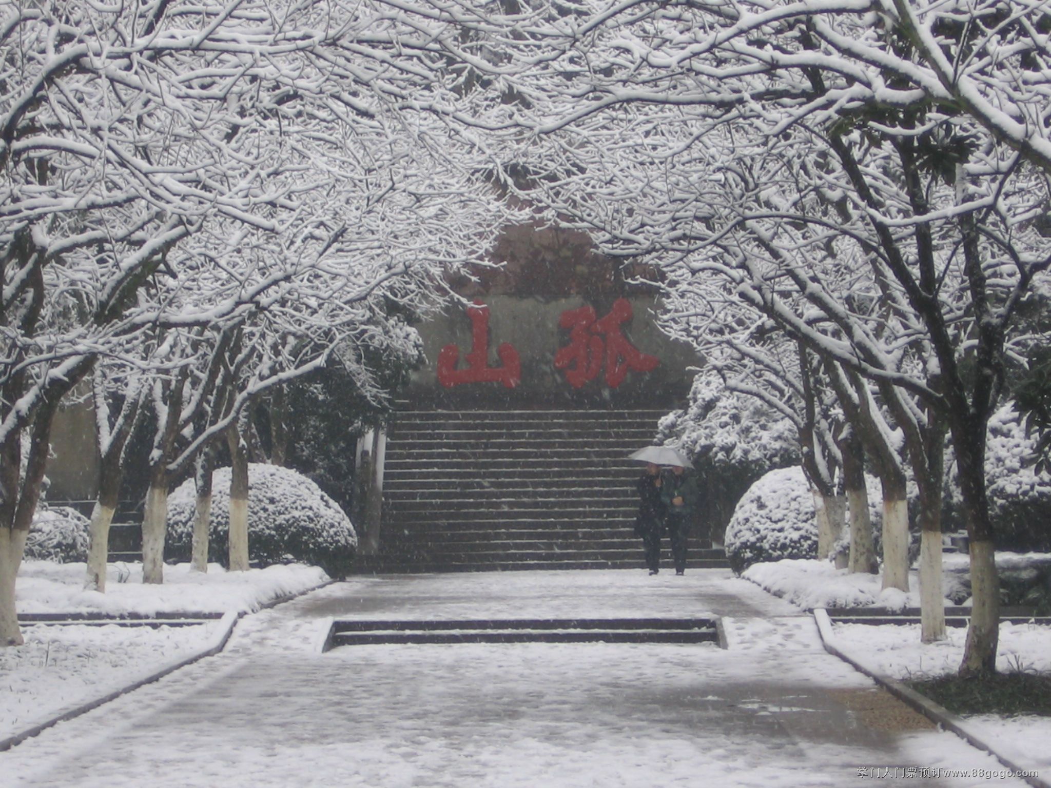 雪後的孤山