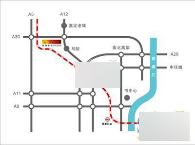 保利家園別墅交通圖