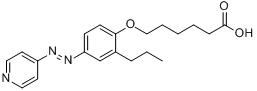 6-[2-丙基-4-（4-吡啶）苯氧基]己酸