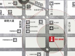 光谷坐標城位置圖