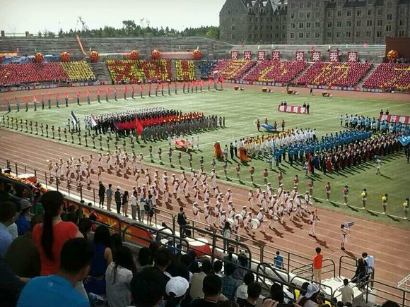 長春建築學院大學生軍樂團