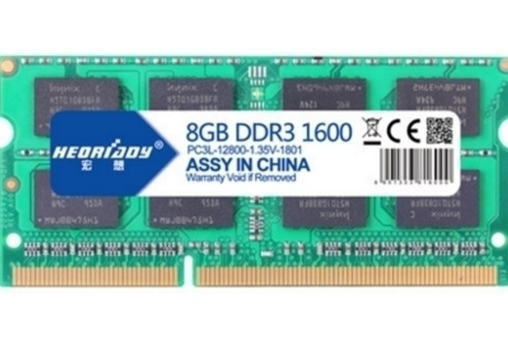 宏想8GB DDR3L 1600（筆記本）