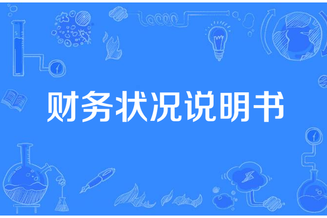 財務狀況說明書