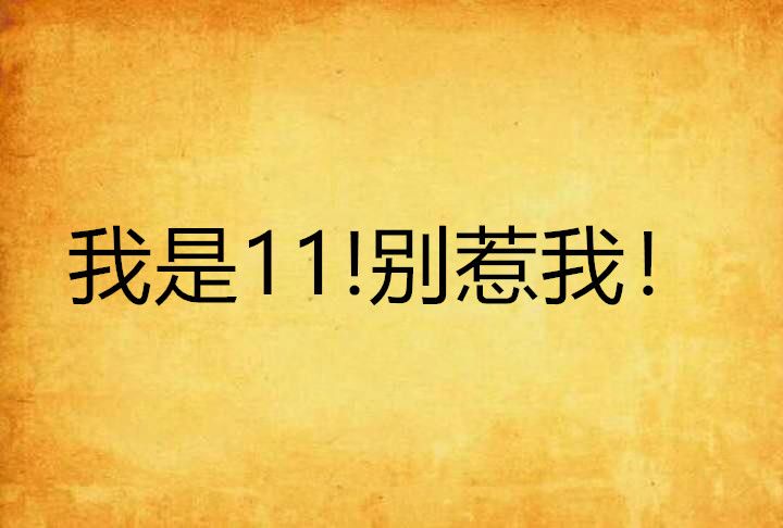 我是11!別惹我！