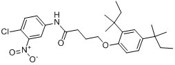 4-（2,4-二特戊基苯氧基）-N-（4-氯-3-硝基苯基）丁醯胺