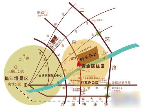 嶺秀都江——交通圖