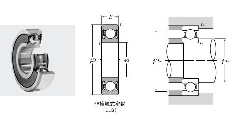 NTN 6211LLB軸承