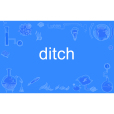 ditch(英語單詞)