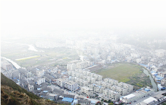 石崗村全景