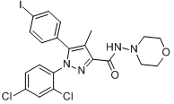 1-（2,4-二氯苯）-5-（4-碘苯基）-4-甲基-N-4-嗎啉基-1H-吡唑-3-甲醯胺