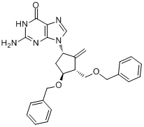 2-氨基-1,9-二氫-9-[(1S,3R,4S)-4-苄氧基-3-苄氧基甲基-2-亞甲基環戊基]-6H-嘌呤-6-酮