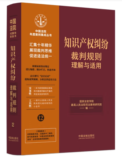 智慧財產權糾紛裁判規則理解與適用