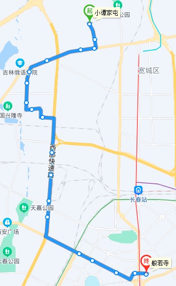 長春公交T322路