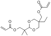 2-丙烯酸-[2-[1,1-二甲基-2-[(2-丙烯醯氧基]乙基]-5-乙基-1,3-二氧雜環己烷-5基]甲酯