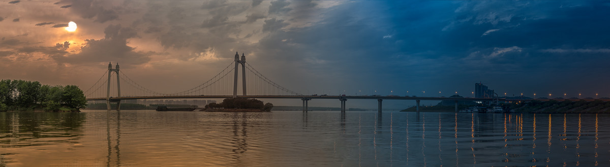 湘江三汊磯大橋全景