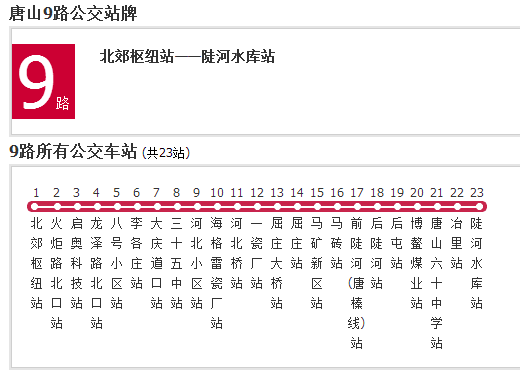 唐山公交9路