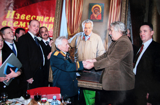 卡爾年耶夫贈卡拉什尼科夫肖像
