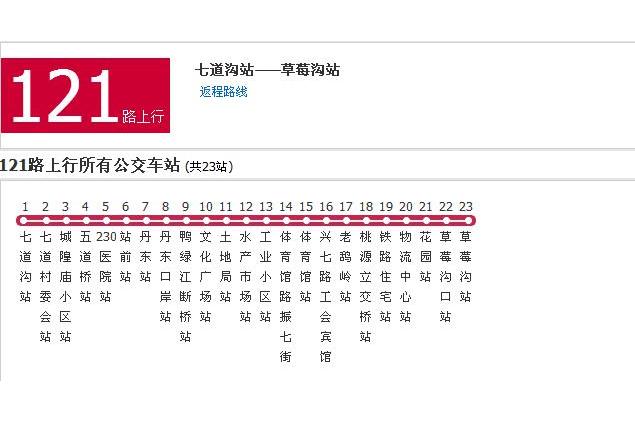 丹東公交121路