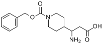 3-（N-Cbz-4-哌啶基）-3-氨基丙酸