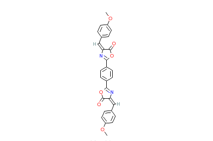 2,2-（1,4-亞苯基）二[4-[（4-甲氧基苯基）-亞甲基-5(4H)-惡唑酮