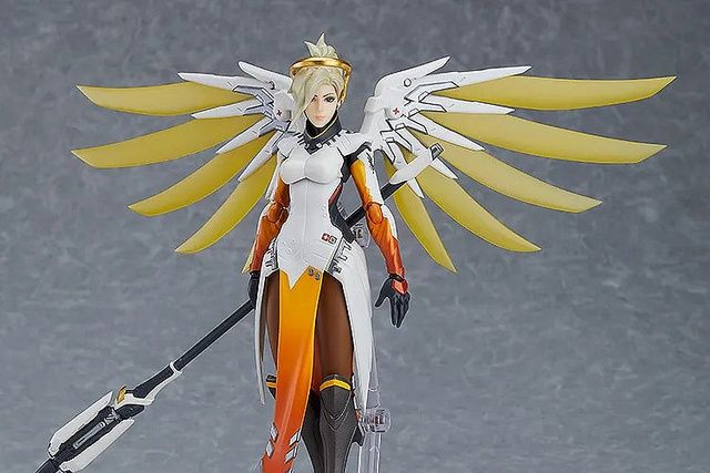 FIGMA《守望先鋒》 天使MERCY 可動人偶