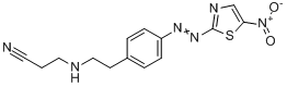 3-[4-[（5-硝基-2-噻唑）偶氮]（2-苯乙基）氨基]丙腈