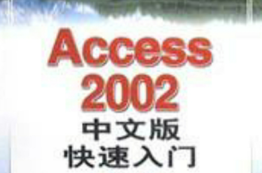 Access2002中文版快速入門