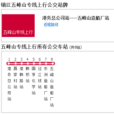 鎮江公交五峰山專線