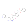 N-[2,4-二氟-3-[[5-（3-吡啶基）-1H-吡咯並[2,3-b]吡啶-3-基]甲醯基]苯基]苯磺醯胺