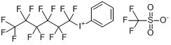 （全氟己基）苯基碘三氟甲磺酸鹽