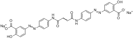 3,3\x27-[（1,4-二氧代-2-丁烯-1,4-二基）二（亞氨基-4,1-苯偶氮基）]二[6-羥基苯甲酸]二鈉鹽