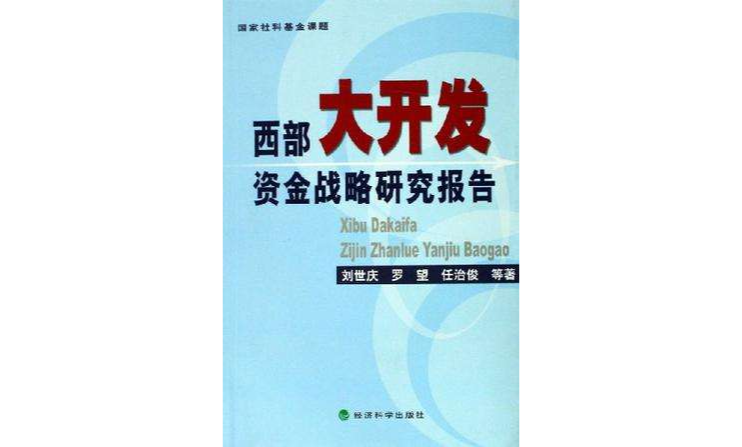 西部大開發資金戰略研究報告