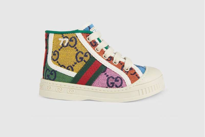 GG Multicolor系列Gucci Tennis 1977幼兒運動鞋