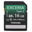 東芝EXCERIA Type Ⅱ型 SDHC卡 UHS-1 Class10(16GB)