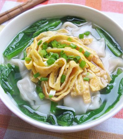 菠菜鮮肉大餛飩