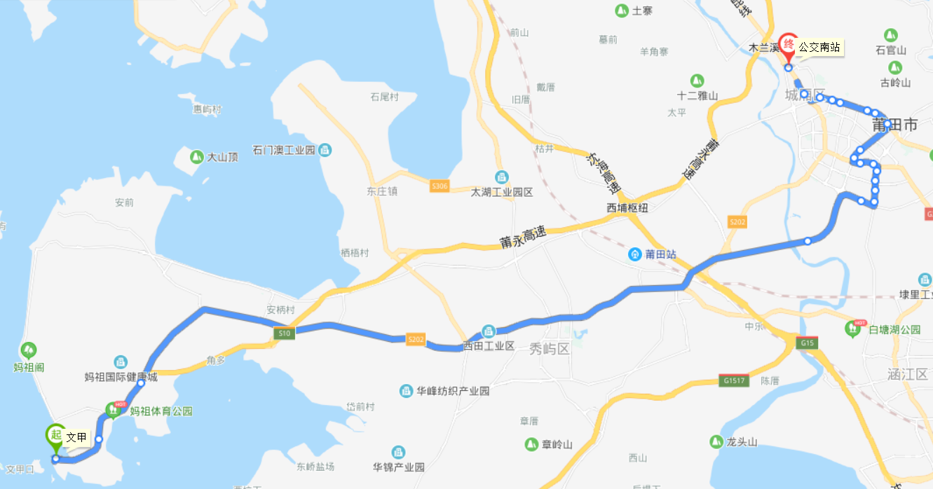 莆田公交K06路