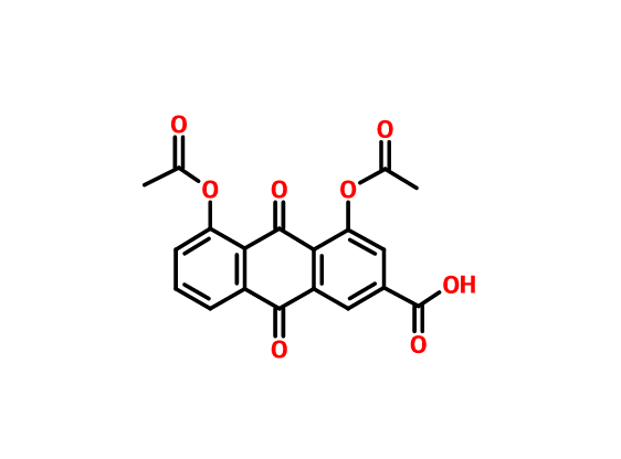 1,8-二乙醯基-3-羧基蒽醌