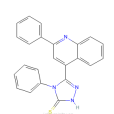 4-苯基-5-（2-苯基喹啉-4-基）-4H-1,2,4-三唑-3-硫醇