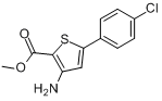 3-氨基-5-（4-氯苯基）噻吩-2-羧酸甲酯