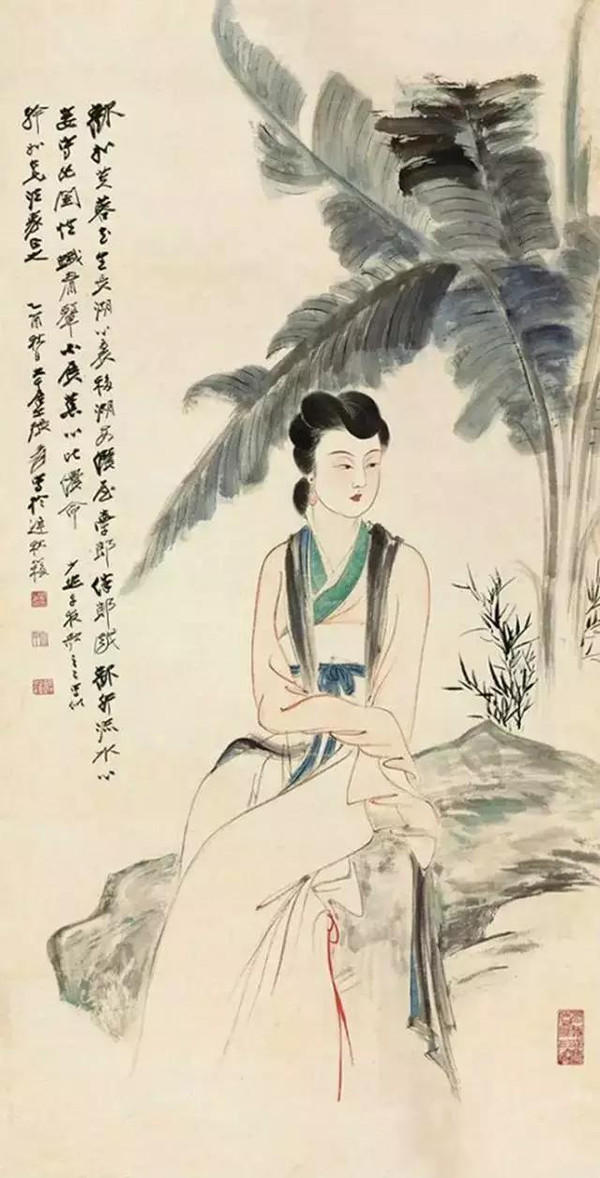 紈扇仕女