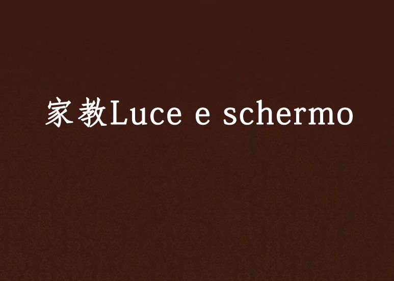 家教Luce e schermo