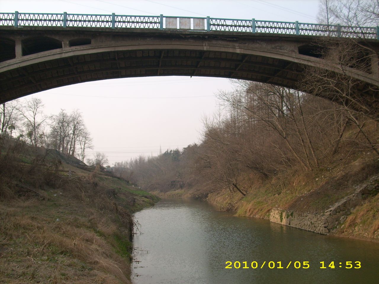 朱家山河和河上的橋